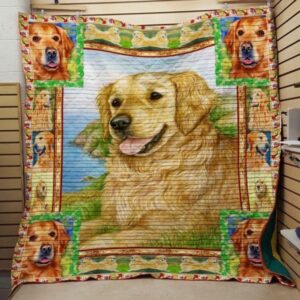 Little Golden Quilt Blanket  Quilt